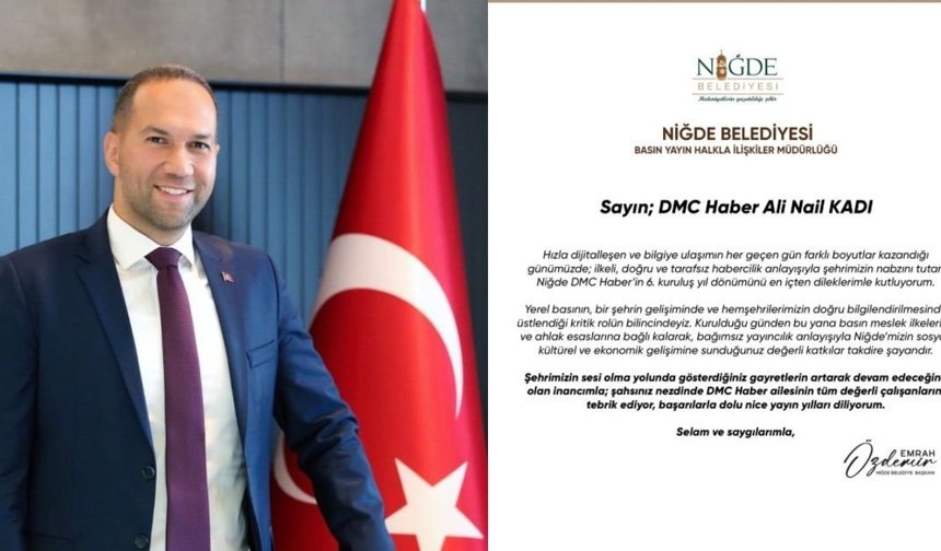 Başkan Özdemir DMC Haber’in 6. yılını kutladı