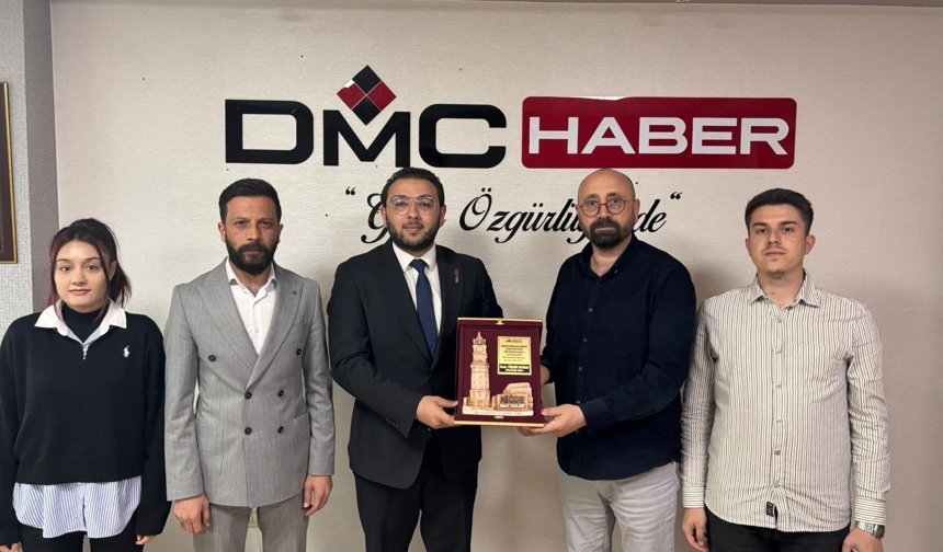 Başkan Türkmen’den DMC Haber’e 6. yıl ziyareti