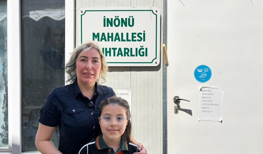 Niğde’de kadın muhtardan 23 Nisan’a anlamlı devir