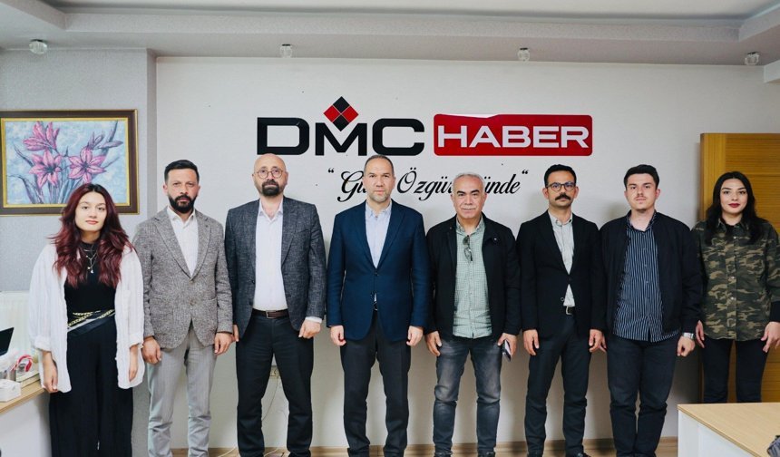 Başkan Emrah Özdemir’den DMC Haber’e 6. yıl ziyareti