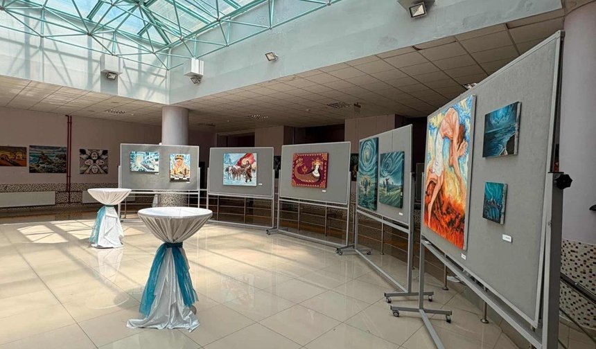 NÖHÜ öğrencilerinden yıl sonu sergisi