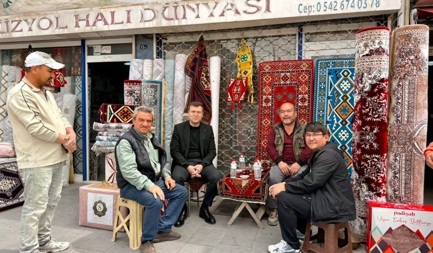Vali Nedim Akmeşe Niğde’de esnafı ziyaret etti
