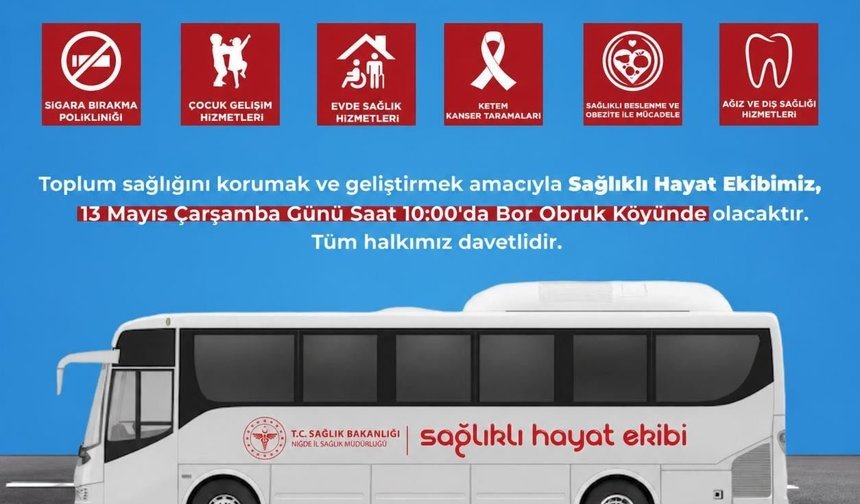 Sağlık Obruk köylülerinin ayağına gidiyor