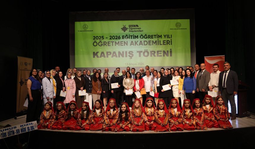 Niğde’de Öğretmen Akademileri Kapanış Toplantısı gerçekleştirildi