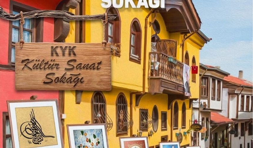 Öğrencilerin eserleri "Kültür Sanat Sokağı Sergisi" ile beğeniye sunulacak