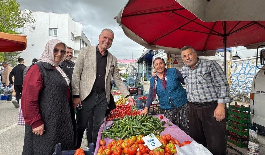 Başkan Doygun'dan bayram öncesi esnaf ve vatandaş ziyareti
