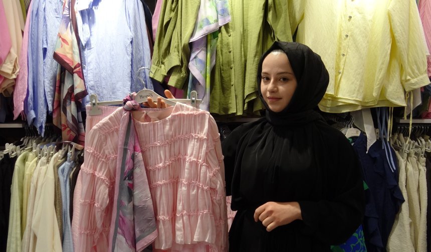 Niğde’de yazlık ve rahat kıyafetlere talep artıyor