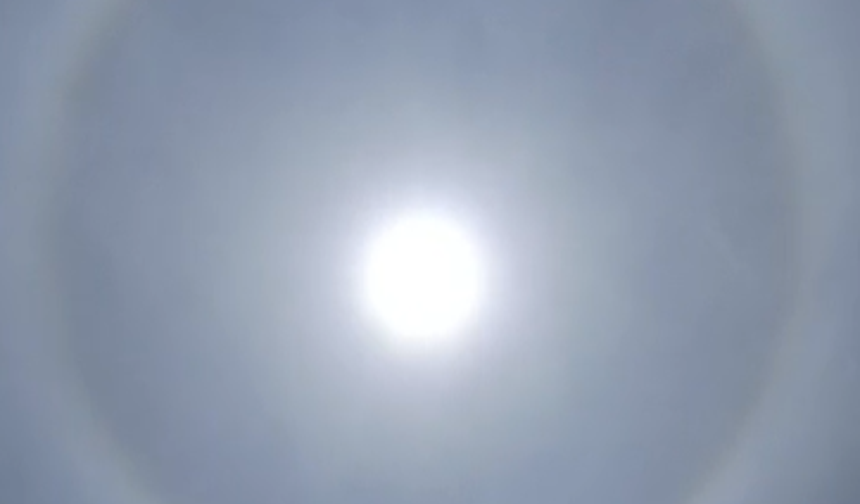 Güneş halesi Niğde’de görüldü