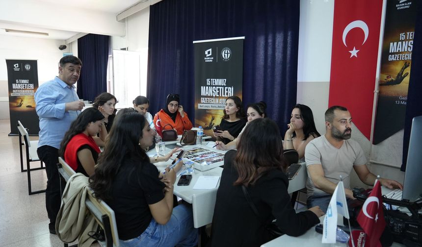 15 Temmuz direnişinin manşetlerini öğrenciler attı