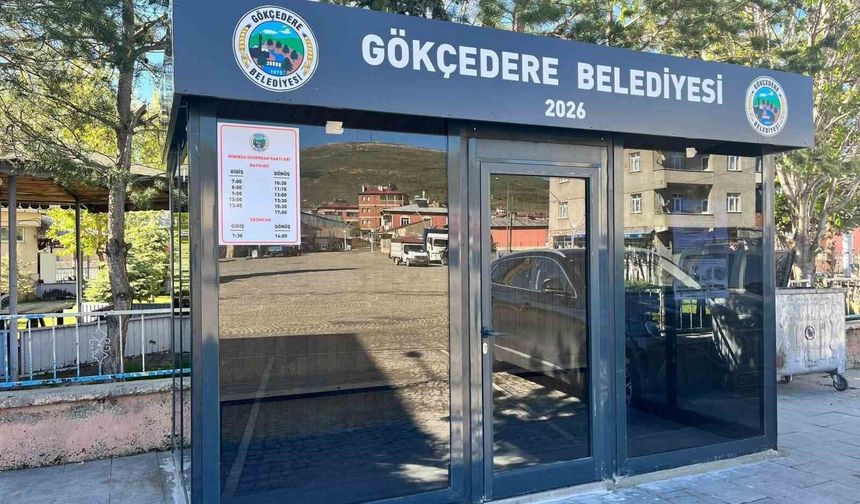 İlçeye modern minibüs durağı yapıldı