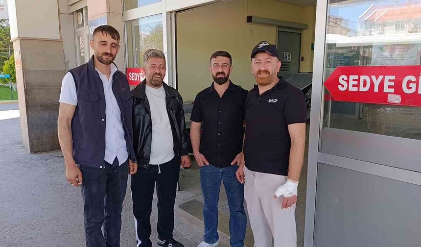 Kırşehir'de yaralanan acemi kasaplar hastanelik oldu