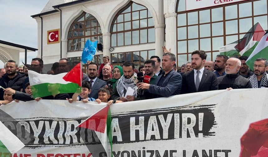 Niğde’de “Sumud Filosu” saldırısına sert tepki