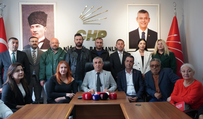 CHP Niğde tam kadro sahaya iniyor