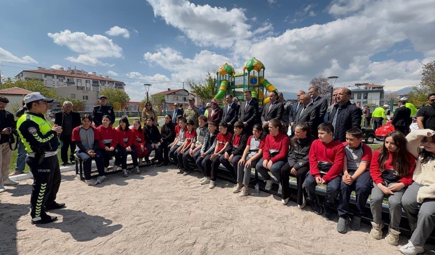 Bor Belediyesi’nden çocuklara örnek trafik eğitimi projesi