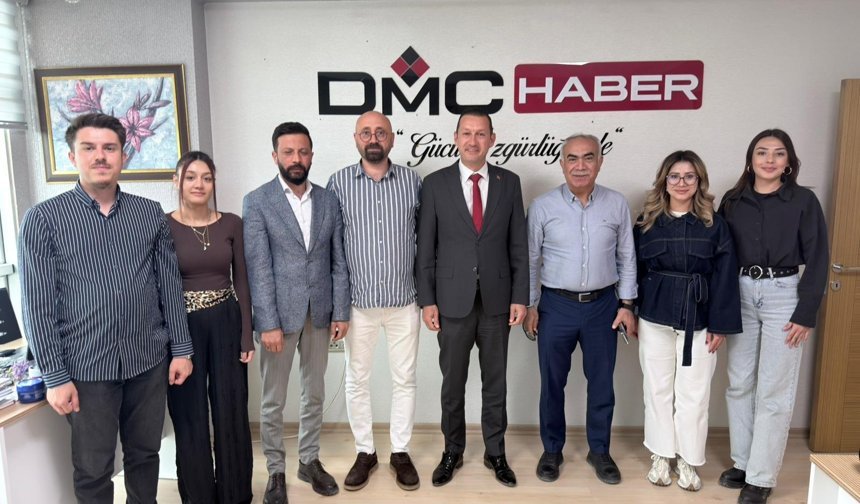 Başkan Baran’dan DMC Haber’e 6. yıl ziyareti