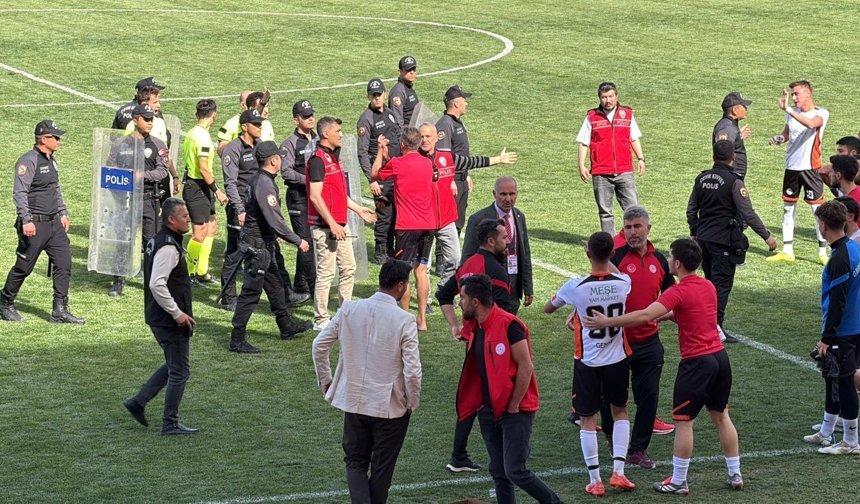 Niğde’de Bal Ligi için mücadelede gergin anlar