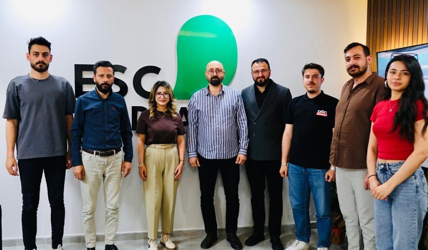 DMC Haber heyetinden ESC Haber’e "Kuruluş Yıl Dönümü" ziyareti