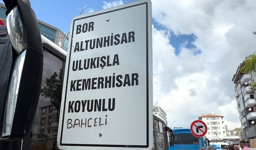 Niğde’de grev kararına neden olan yeni güzergah