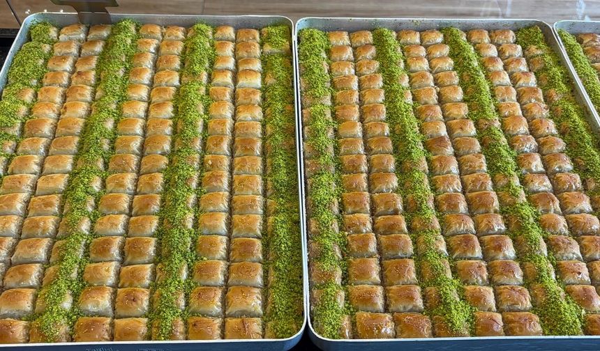 Niğde’de bayram öncesi tatlı siparişleri arttı
