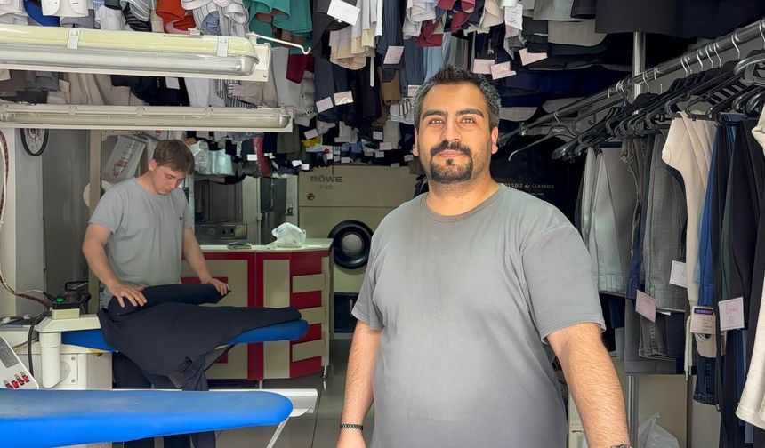 Bayram hazırlığı kuru temizleme işlerini artırdı