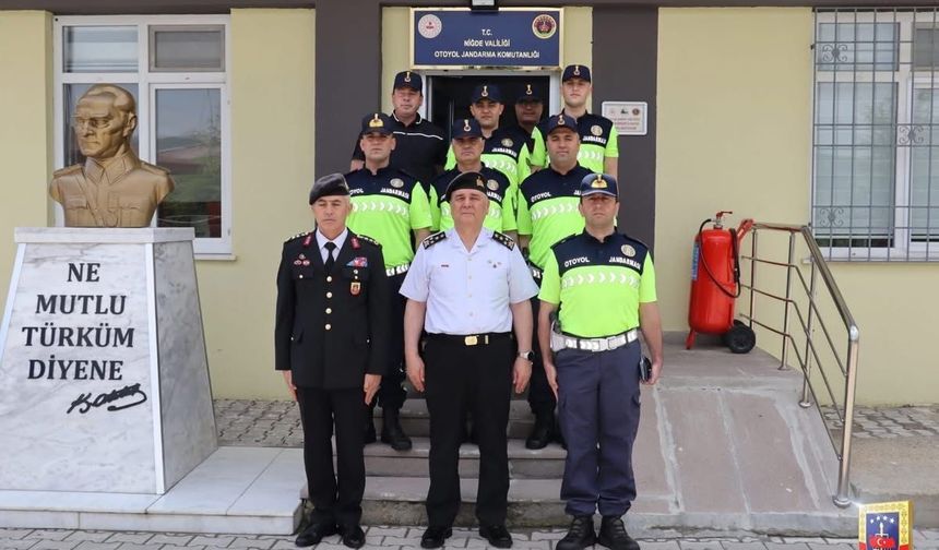 Jandarma Genel Komutanı Çardakcı Niğde’de denetim yaptı