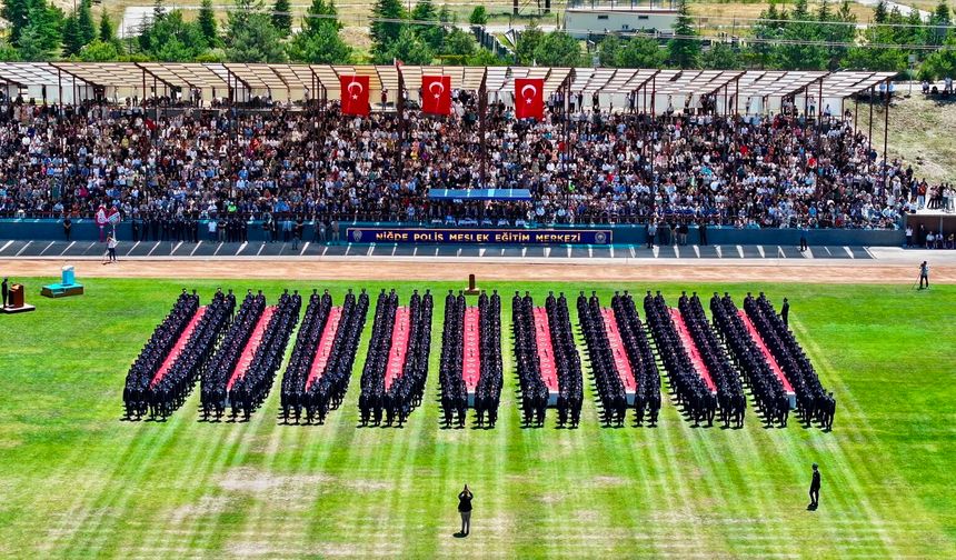 Niğde POMEM'den 721 Polis Adayı mezun oldu