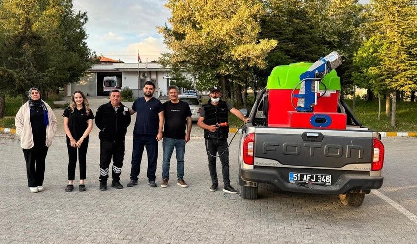 Altunhisar Belediyesi araç filosuna yeni ilaçlama aracı kazandırdı