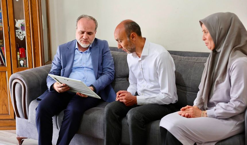 Genç öğrenci unutulmadı: Diploması babasına takdim edildi