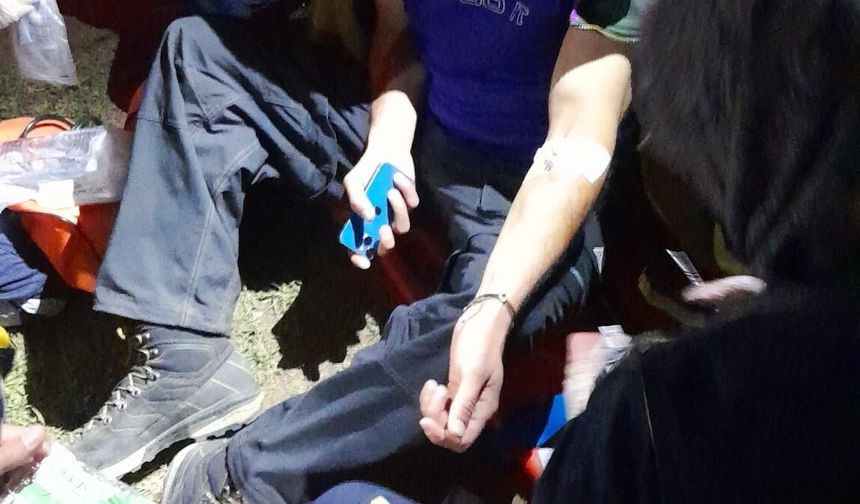 Aladağlar'da rahatsızlanan dağcı hastaneye kaldırıldı