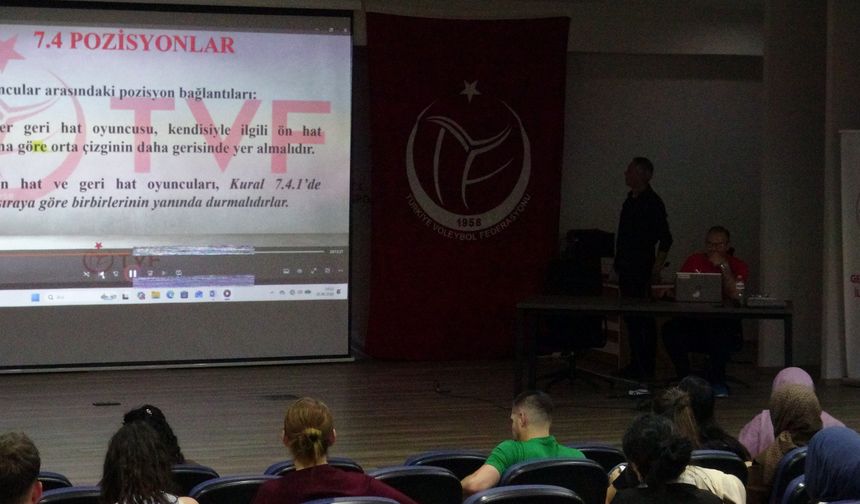 Voleybol hakemliği için 58 aday Niğde'de