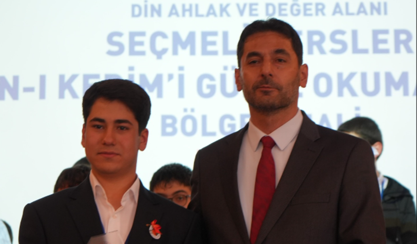 Niğdeli öğrenci bölge finalinde birinci oldu