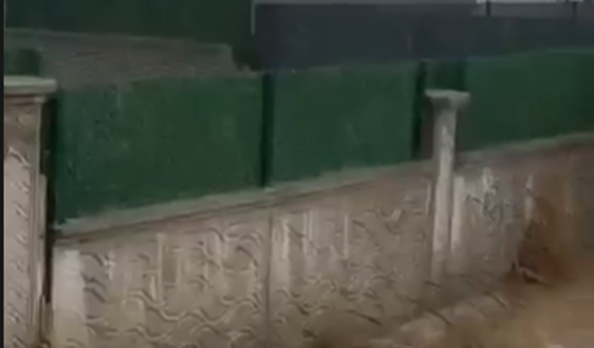 Gümüşler'de korku dolu anlar