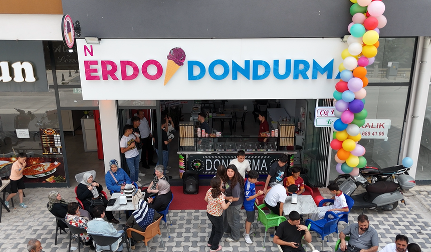 Niğde’de "Nerdo Dondurma & Tatlı" hizmete açıldı
