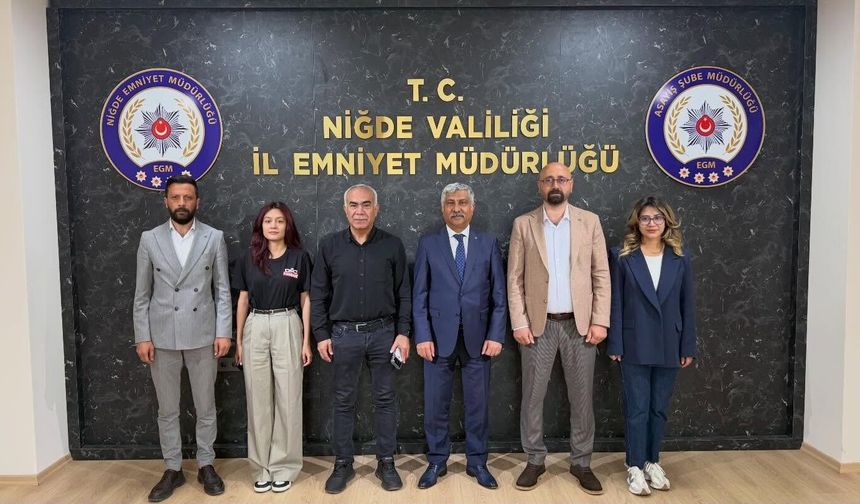 DMC Haber Ekibinden Emniyet Müdürü Yüceer’e ziyaret