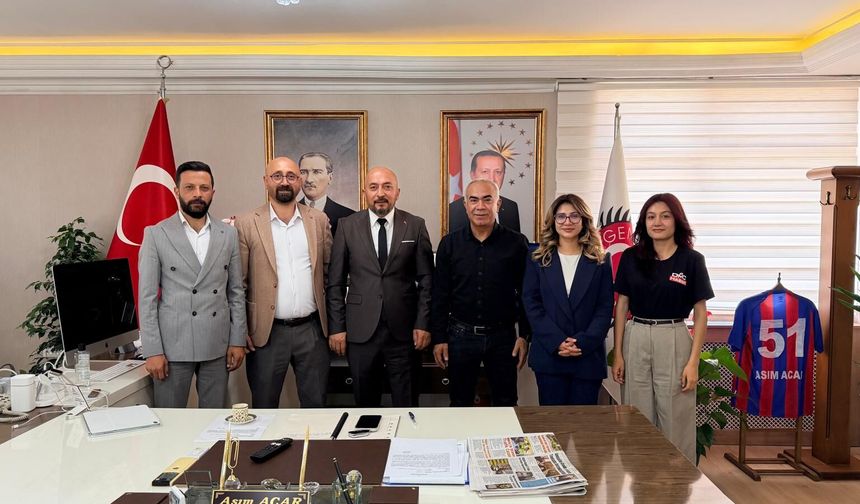 DMC Haber ekibinden İl Genel Meclisi Başkanı Acar’a ziyaret