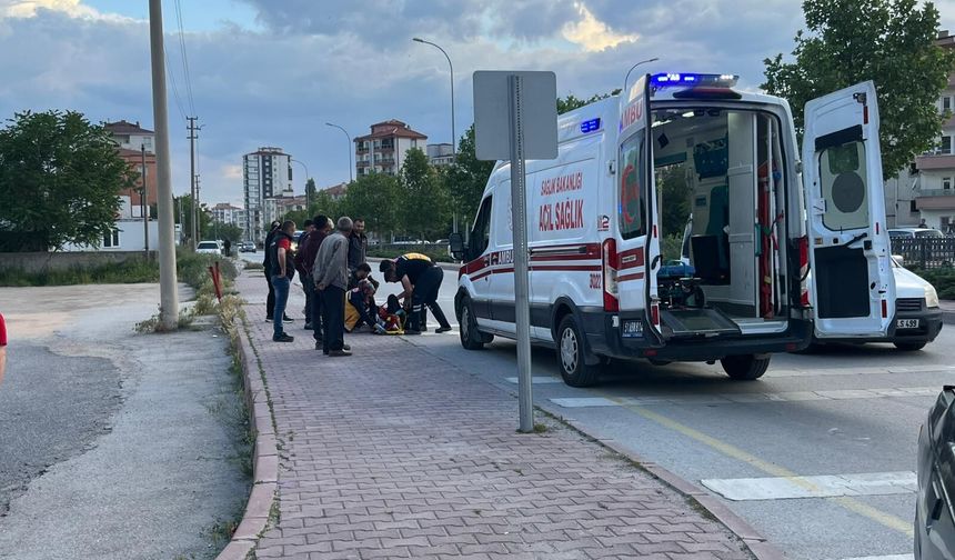 Niğde'de bisikletten düşen kişi yaralandı