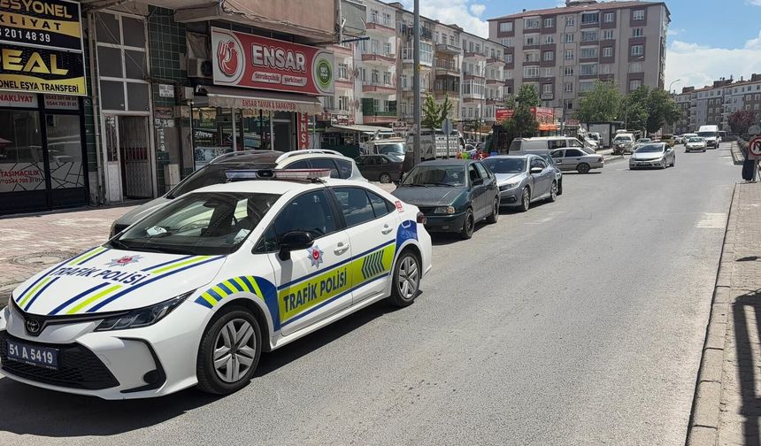 Niğde’de bin 553 sürücü ceza yedi