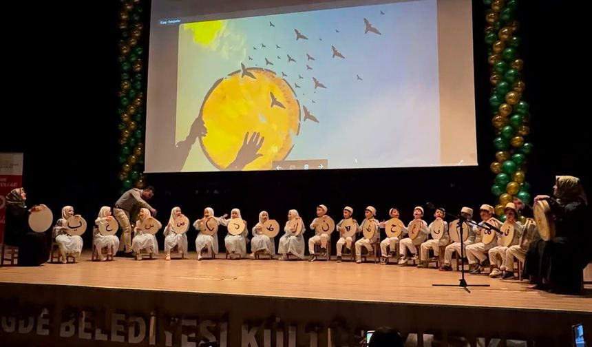Niğde’de 4-6 Yaş Kur’an Kursları yıl sonu programı