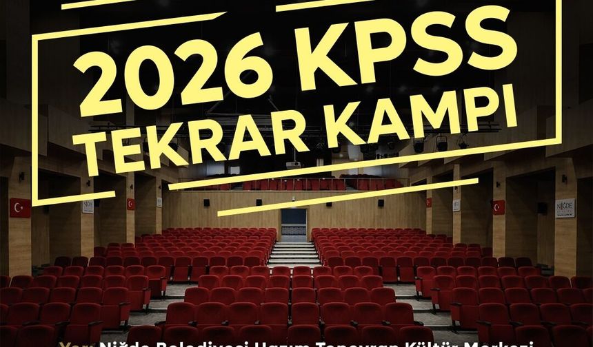 Niğde Belediyesi'nden KPSS adaylarına büyük destek