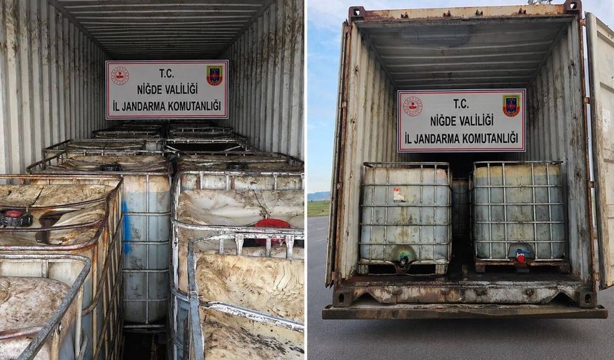 Niğde’de 14 bin 500 litre kaçak akaryakıt ele geçirildi