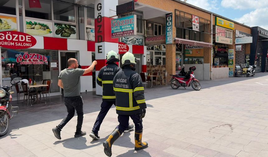 Hüdavent Hatun Parkı’nda baca yangını paniği