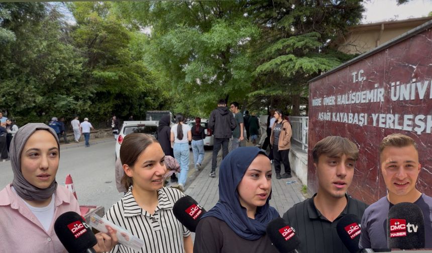 Niğde’de YKS’nin ilk oturumu sona erdi
