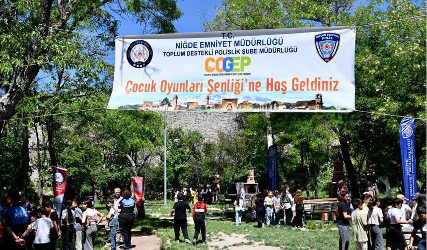 Niğde’de öğrenciler için Çocuk Oyunları Şenliği düzenlendi