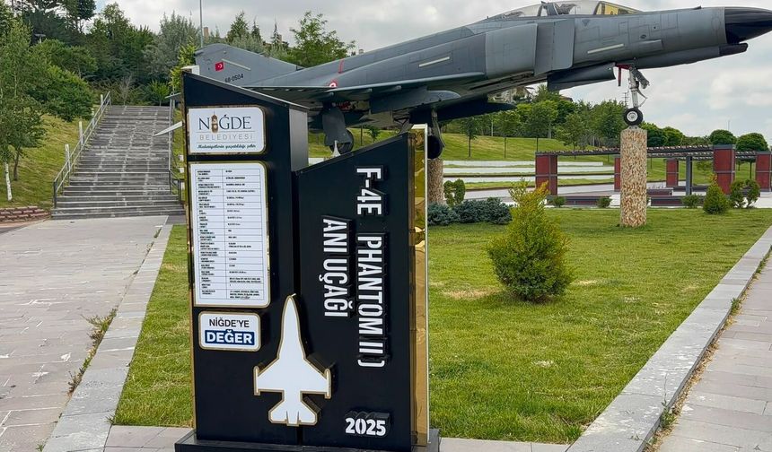Savaşın efsane uçağı Niğde’de sergileniyor