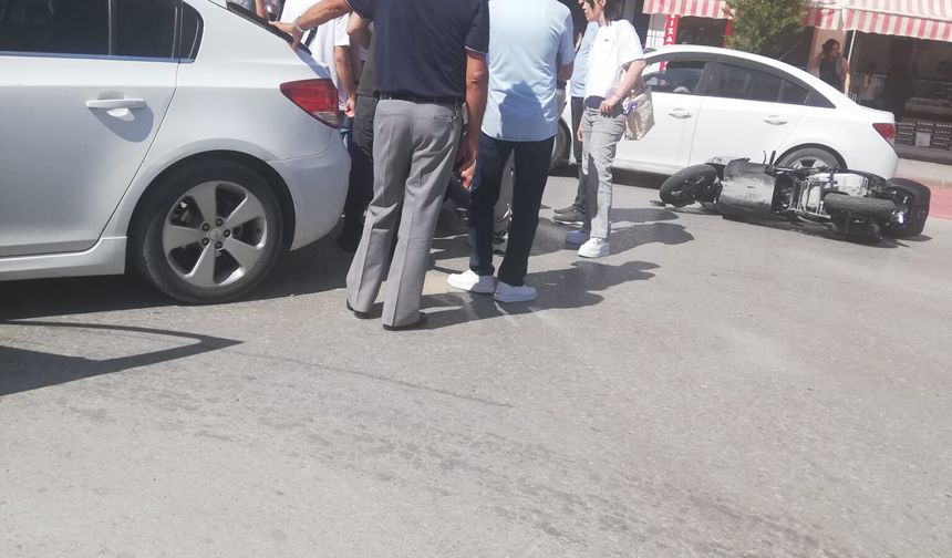 Niğde’de otomobil ile motosiklet çarpıştı: 1 kişi yaralandı