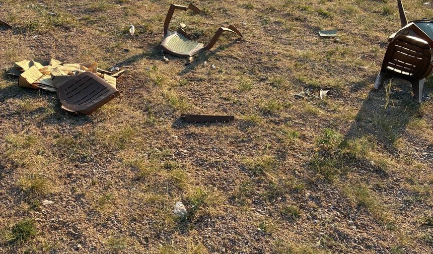 İt Ulumaz Dağı eteklerinde utandıran manzara