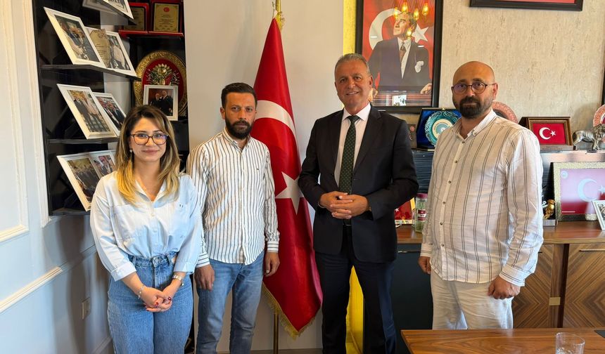 DMC Haber ekibinden Başkan Doygun’a ziyaret