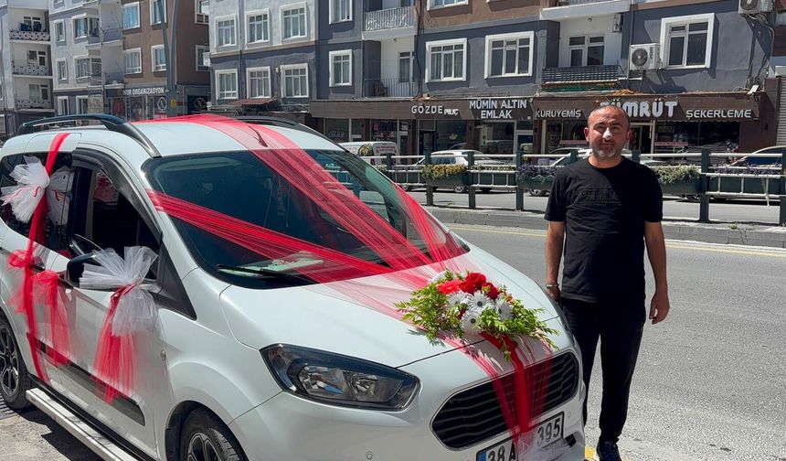 Niğde’de konvoylardan gelin arabalarına rengarenk dokunuş