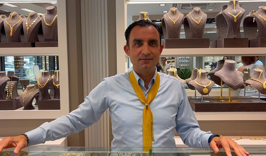 Niğde’de damatların yeni tercihi “altın kravat”!