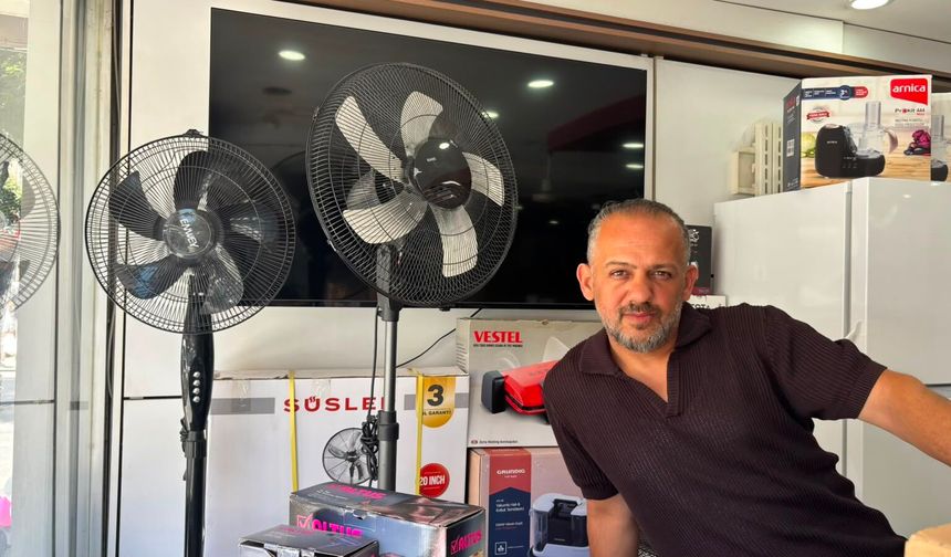 Niğde’de sıcak hava vantilatör satışlarını artırdı